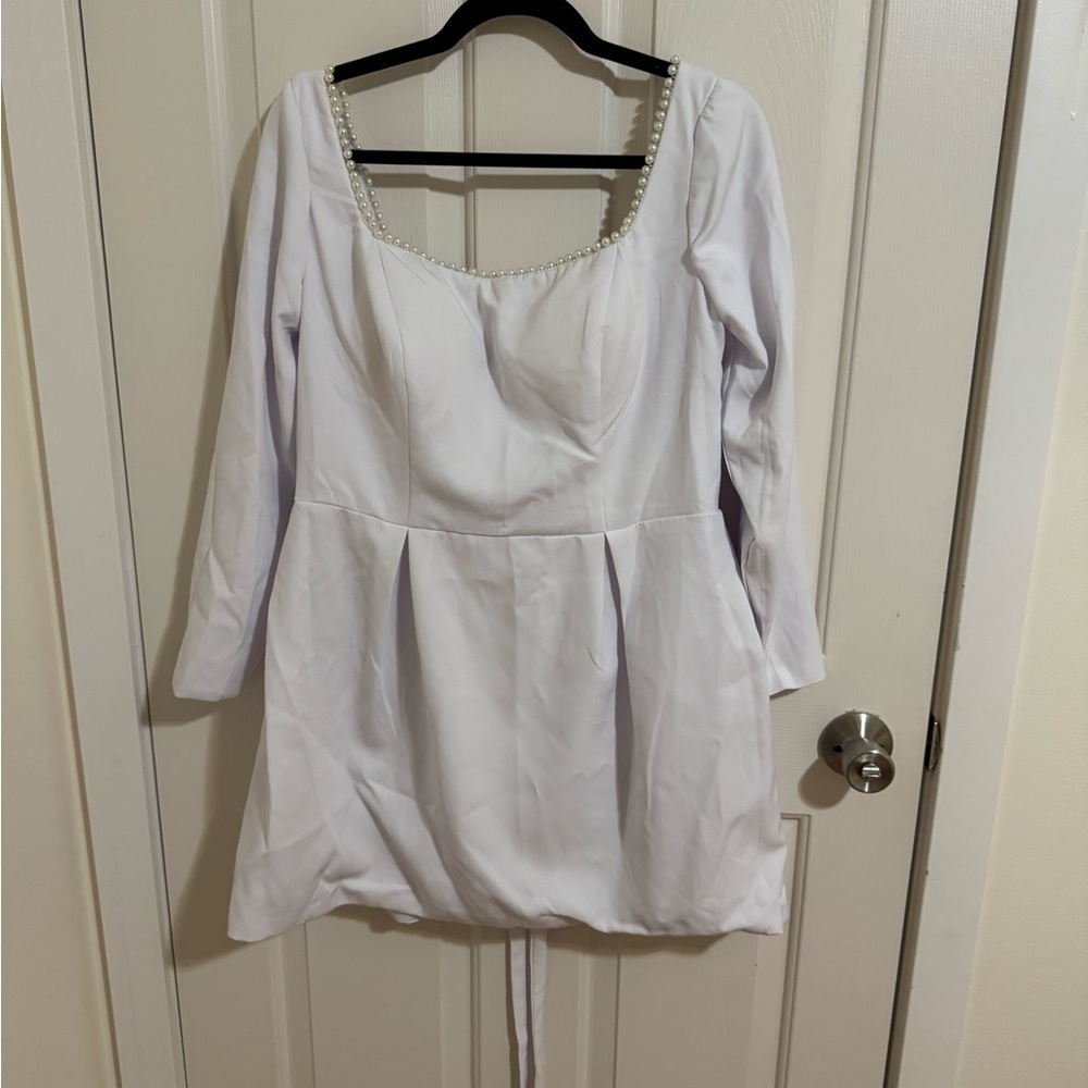 Pearl dress perfect for a bridal shower or bachelorette! - Picture 3 of 3